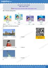 Tổng hợp bài tập Từ vựng - Ôn hè Tiếng Anh lớp 4